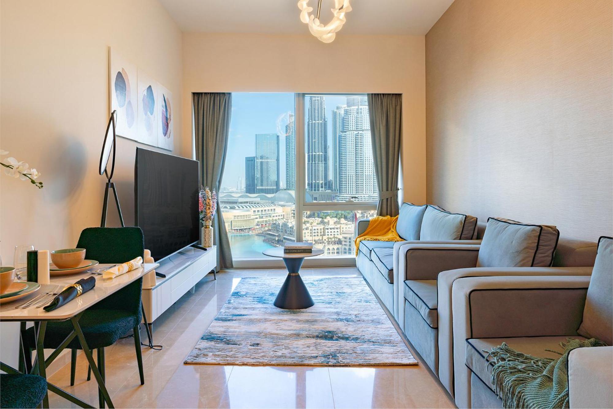 Apartment Unmatched Burj Khalifa & Fountain Show View-amazing For New Years-1701